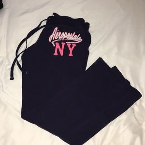 Aeropostale Navy Blue Sweatpants